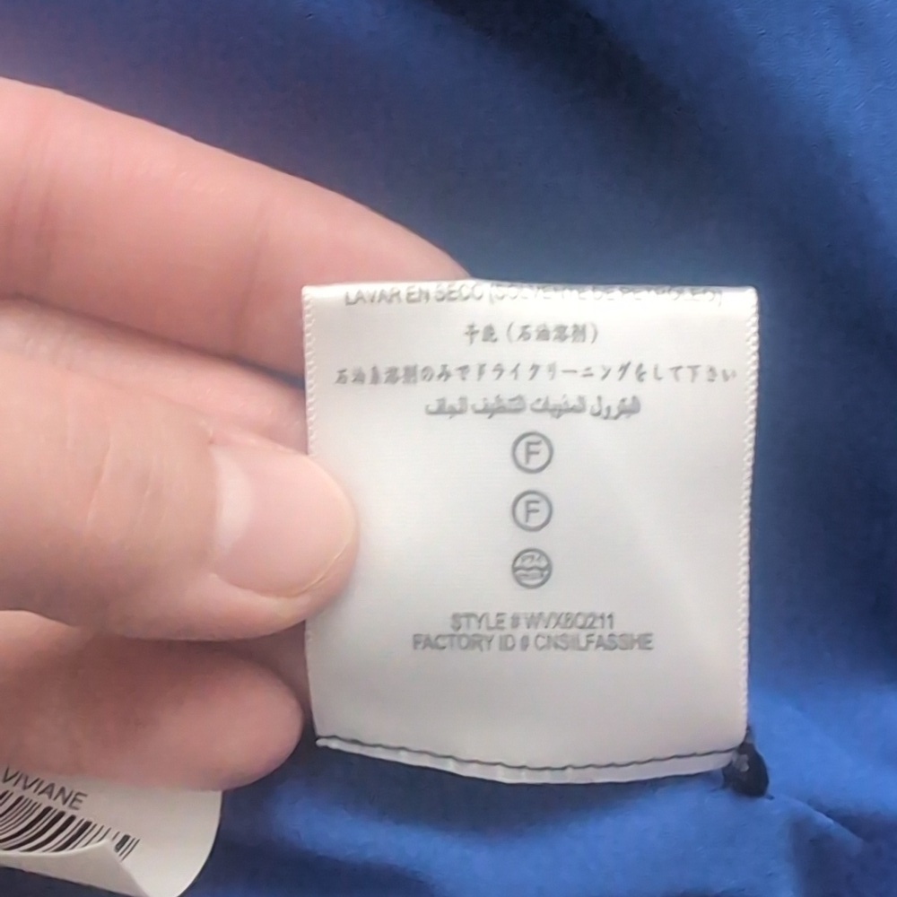 BCBGMaxAzria Halter dress - rhinestones - Blue - Picture 9 of 12